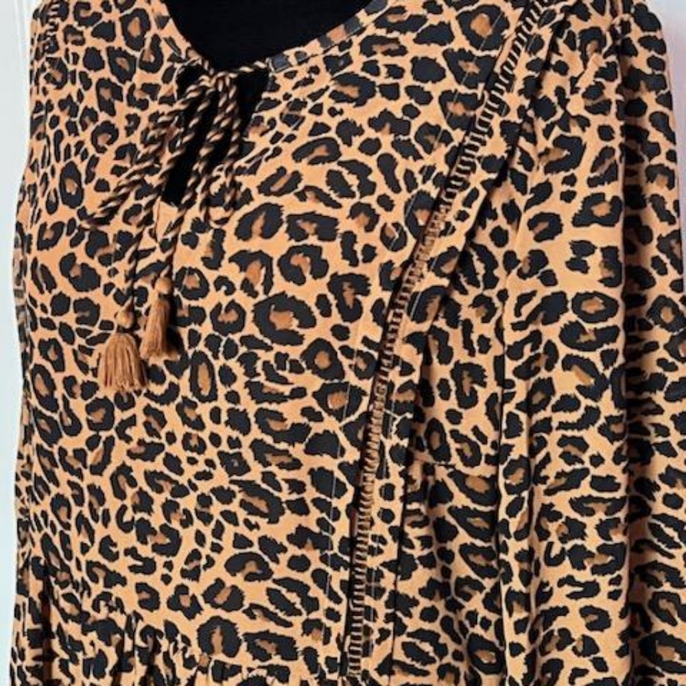 Time and Tru Leopard Print Dress